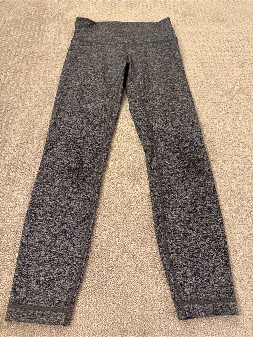 lululemon athletica Heathered Charcoal Gray Leggings